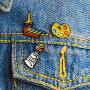 📍🎨Artist set of 3 Enamel Pins 🧑🎨